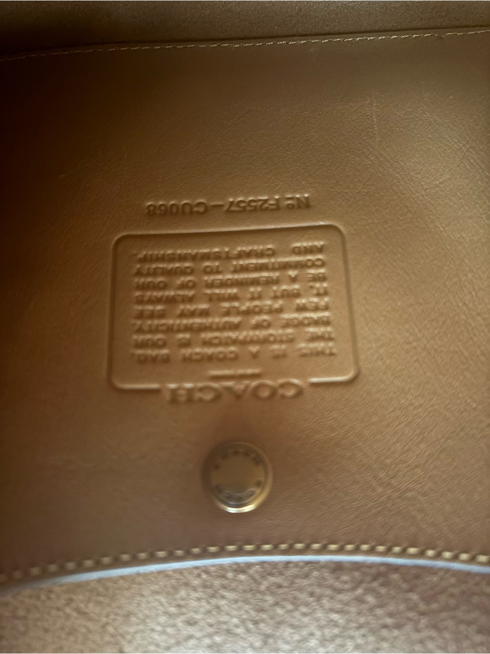 Coach Brooklyn 28 Shoulder Bag honey brown - Picture 16 of 16
